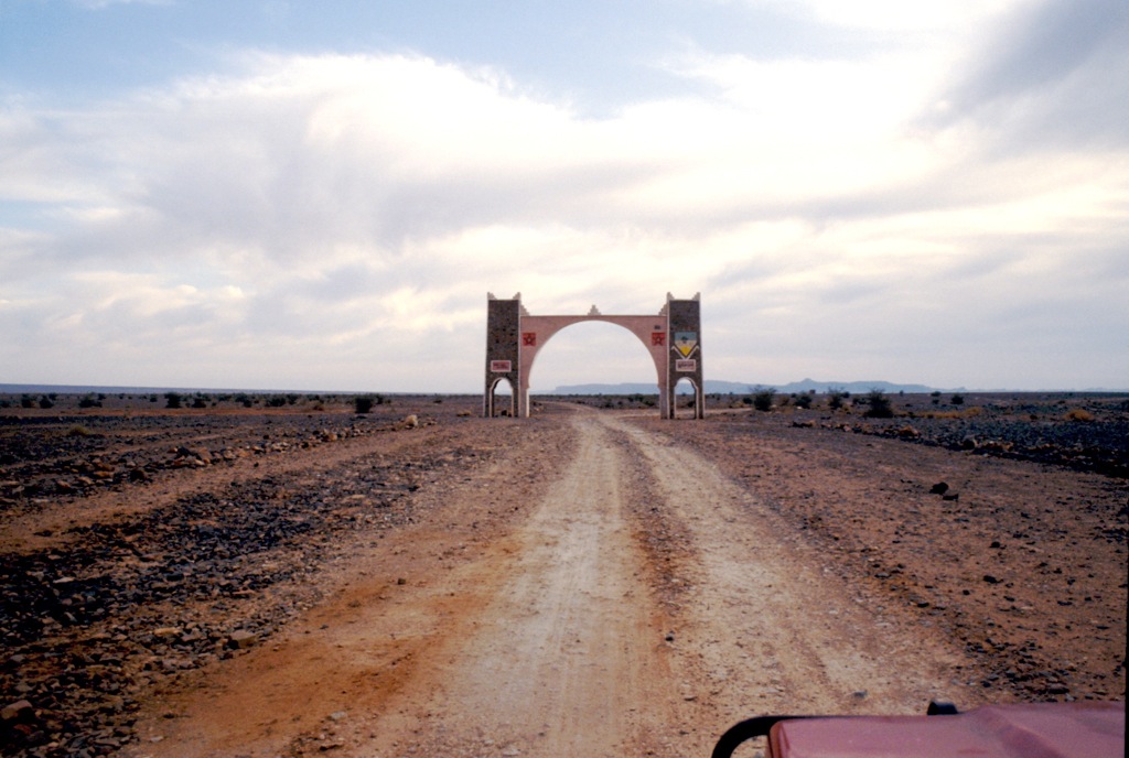 La porta di uscita da Foum Zguid